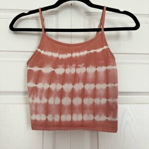 American Eagle Crop Tye-Dye Cami Tank